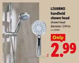 Lidl Livarno handheld shower head offer