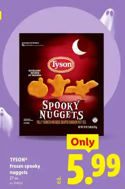 Lidl Tyson frozen spooky nuggets offer