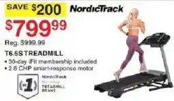 Dunham's Sports NordicTrack T6.5S Treadmill offer
