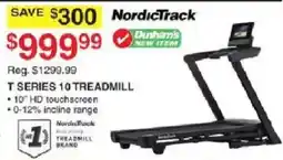 Dunham's Sports NordicTrack T Series 10 Treadmill offer