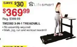 Dunham's Sports Lifesmart TM2202 3-in-1 treadmill offer