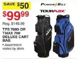 Dunham's Sports Powerbilt Tourmax Tps 7000 Or Tmax 700 Deluxe Cart Bag offer