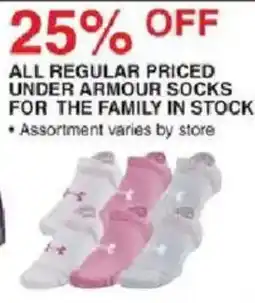 Dunham's Sports Under Armour socks offer