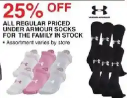 Dunham's Sports Under Armour socks offer
