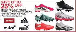 Dunham's Sports Adidas Football And Soccer Cleats offer