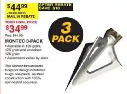 Dunham's Sports Montec 3-Pack offer