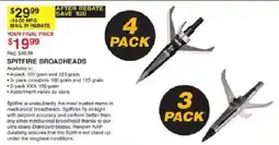 Dunham's Sports Spitfire Broadheads offer