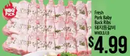 Hmart Fresh Pork Baby Back Ribs offer