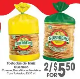 Arteagas Food Center Tostadas de Maiz Guerrero offer
