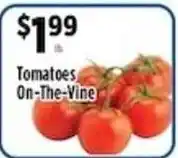Pioneer Supermarkets Tomatoes On-The-Vine offer