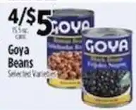Pioneer Supermarkets Goya Beans offer