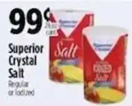Pioneer Supermarkets Superior Crystal Salt offer