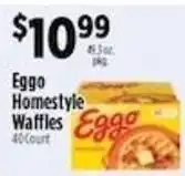 Pioneer Supermarkets Eggo Homestyle Waffles offer