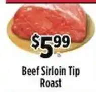 Pioneer Supermarkets Beef Sirloin Tip Roast offer