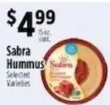 Pioneer Supermarkets Sabra Hummus offer