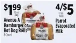 Pioneer Supermarkets Avenue A Hamburger or Hot Dog Rolls offer