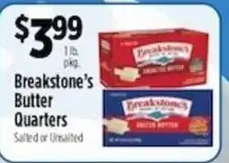 Pioneer Supermarkets Breakstone's Butter Quarters offer