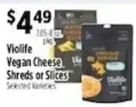 Pioneer Supermarkets Violife Vegan Cheese Shreds or Slices offer