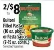 Pioneer Supermarkets Buitoni Filled Pasta or Pasta Sauce offer