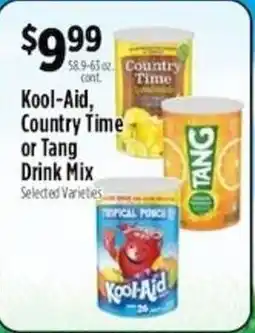 Pioneer Supermarkets Kool-Aid, Country Time or Tang Drink Mix offer