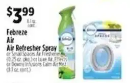 Pioneer Supermarkets Febreze Air Air Refresher Spray offer