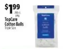 Pioneer Supermarkets TopCare Cotton Balls offer