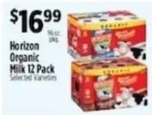 Pioneer Supermarkets Horizon Organic Milk offer