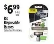 Pioneer Supermarkets Bic Disposable Razors offer