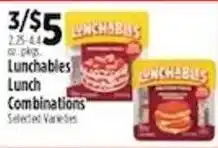 Pioneer Supermarkets Lunchables Lunch Combinations offer