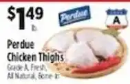 Pioneer Supermarkets Perdue chicken thighs offer
