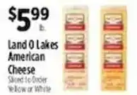 Pioneer Supermarkets Land O Lakes American Cheese offer