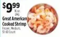 Pioneer Supermarkets Great American Cooked Shrimp offer