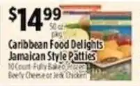 Pioneer Supermarkets Caribbean Food Delights Jamaican Style Patties offer