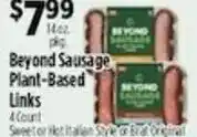 Pioneer Supermarkets Beyond Sausage Plant-Based Links offer