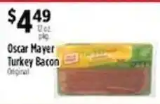 Pioneer Supermarkets Oscar Mayer turkey bacon offer