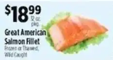Pioneer Supermarkets Great American Salmon Fillet offer