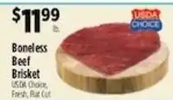 Pioneer Supermarkets Usda Choice Boneless Beef Brisket offer