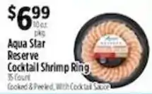 Pioneer Supermarkets Aqua Star Reserve Cocktail Shrimp Ring offer