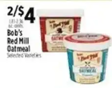 Pioneer Supermarkets Bob's Red Mill Oatmeal offer