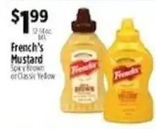 Pioneer Supermarkets French's mustard offer