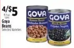 Pioneer Supermarkets Goya beans offer