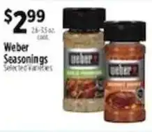 Pioneer Supermarkets Weber Seasonings offer