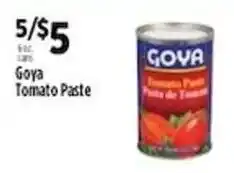 Pioneer Supermarkets Goya Tomato Paste offer