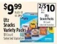 Pioneer Supermarkets Utz Snacks Variety Packs offer