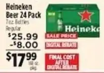 Pioneer Supermarkets Heineken Beer offer