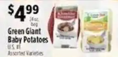 Pioneer Supermarkets Green Giant baby potatoes offer
