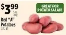 Pioneer Supermarkets Red "A" Potatoes offer