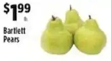Pioneer Supermarkets Bartlett Pears offer