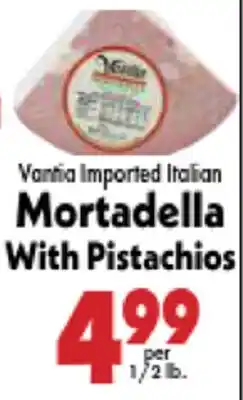 Marino's Supermarket Vantia Imported Italian Mortadella With Pistachios offer