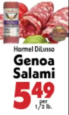 Marino's Supermarket Genoa Salami offer